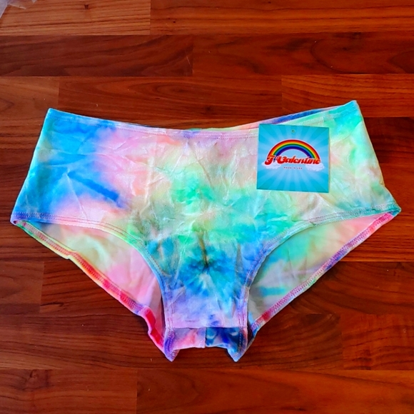 J Valentine tie dye haze booty shorts L / XL - Picture 1 of 6